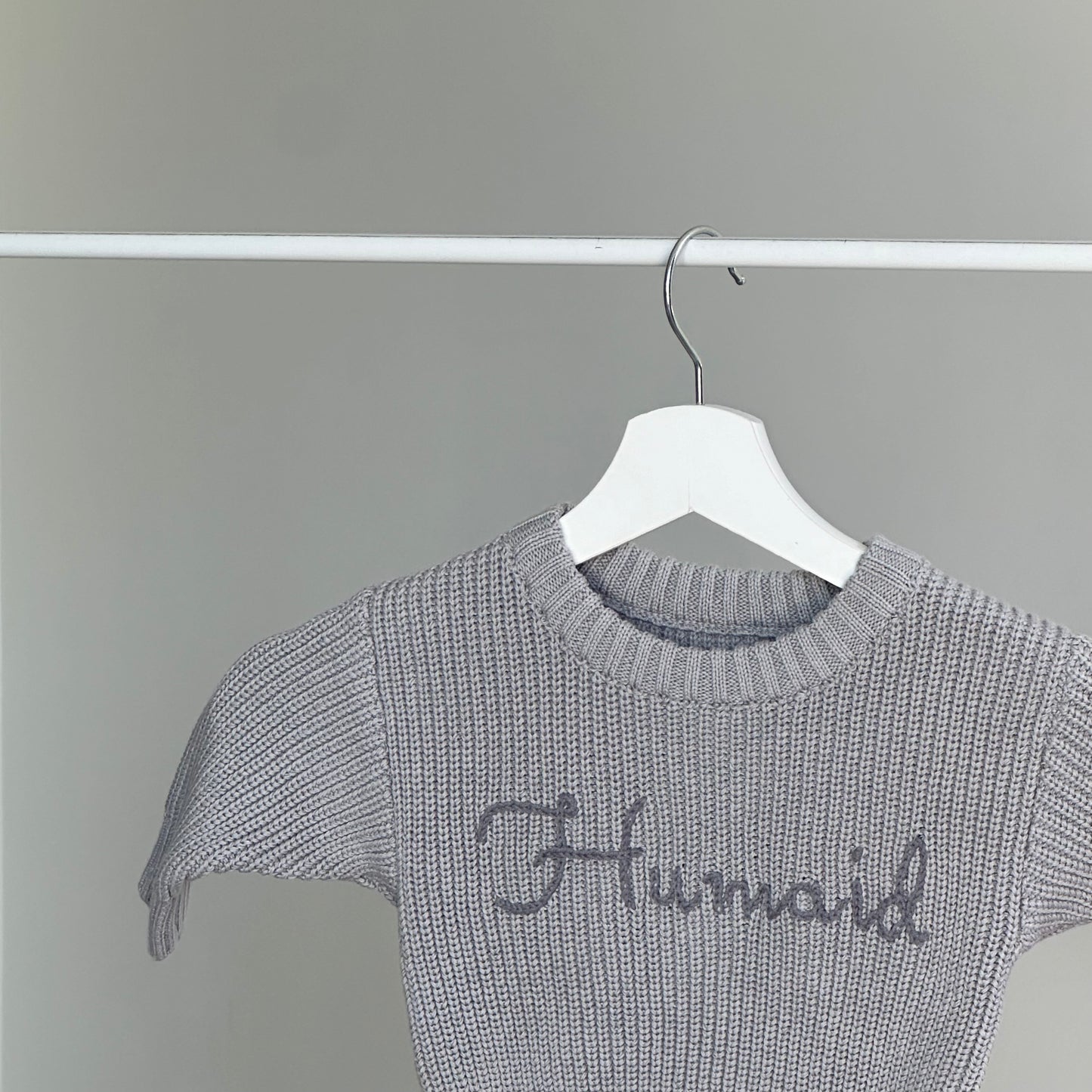 Grey Knitted Sweater