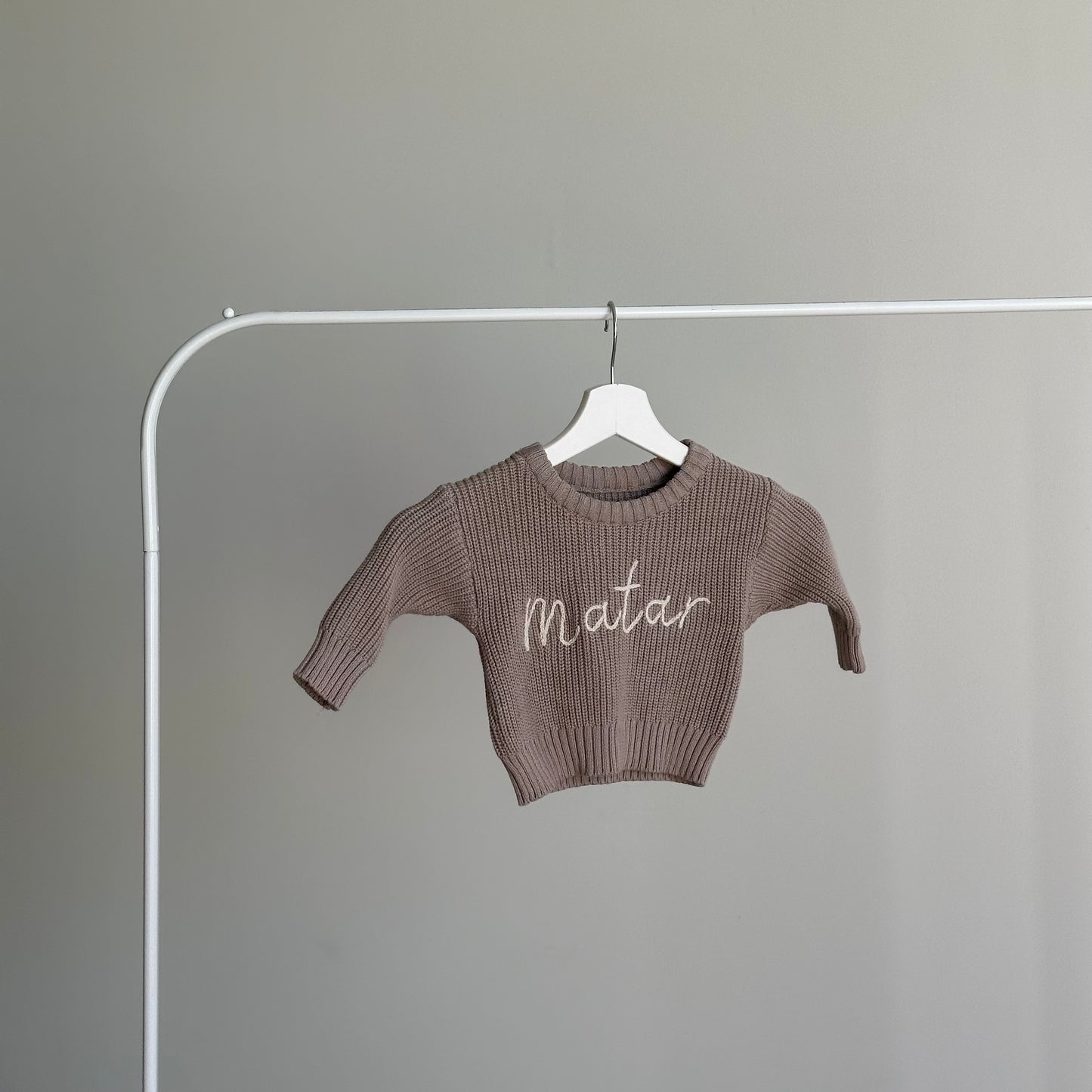 Beige Knitted Sweater