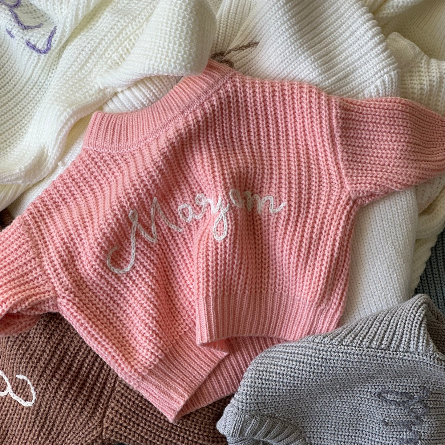 ‘Pink’ Chunky Knit Sweater