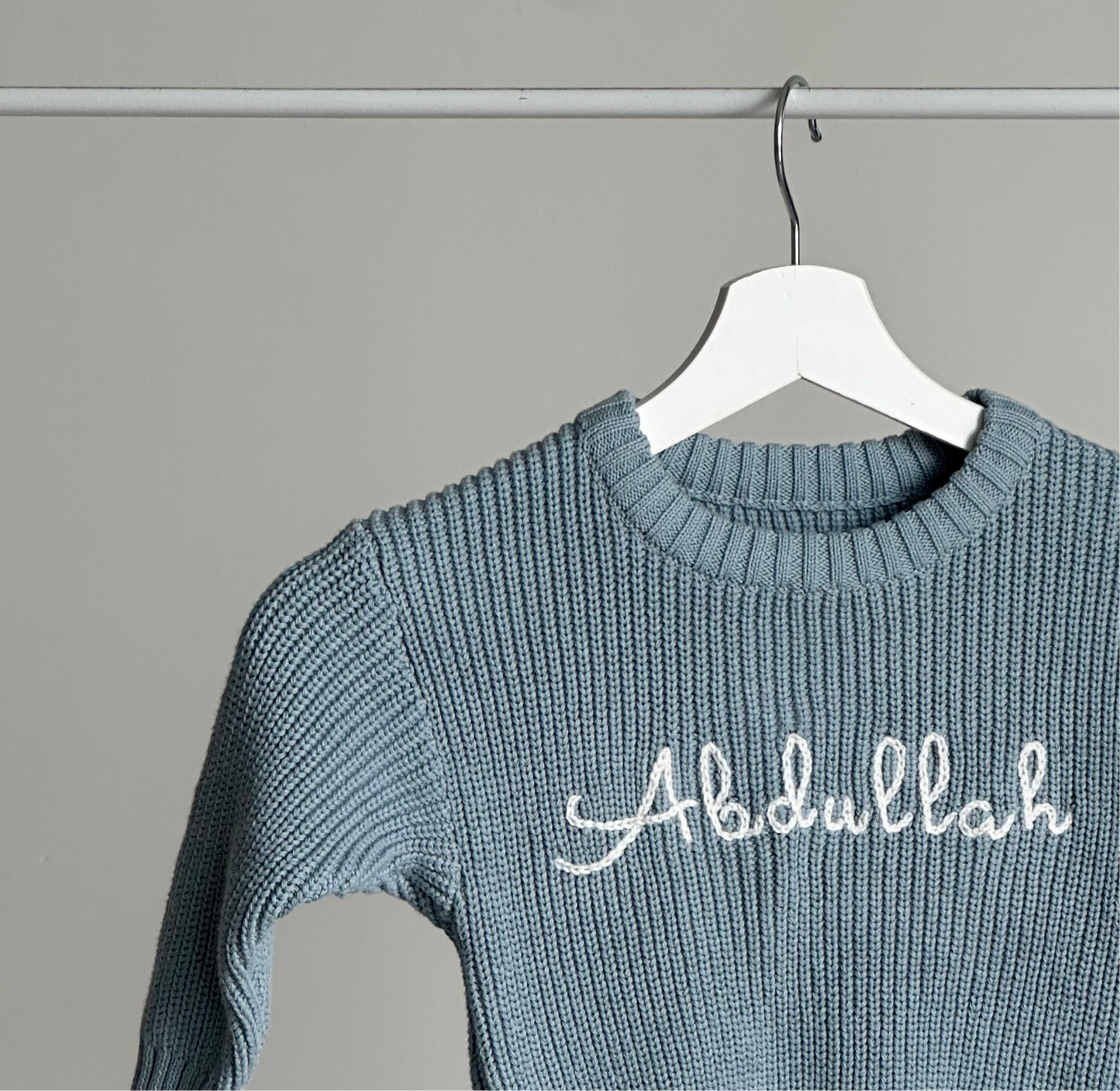 Blue Knitted Sweater