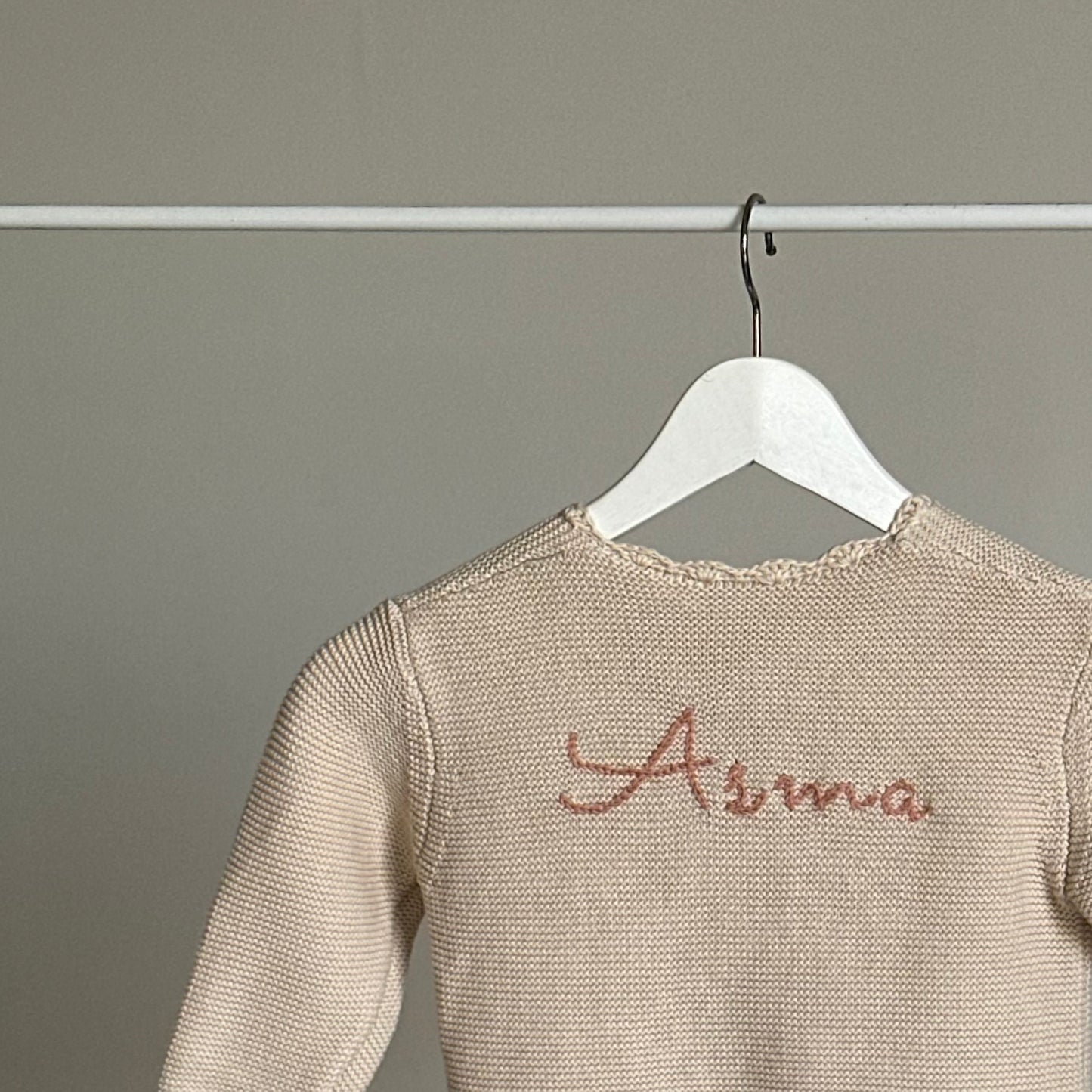 Personalized Knitted Cardigan