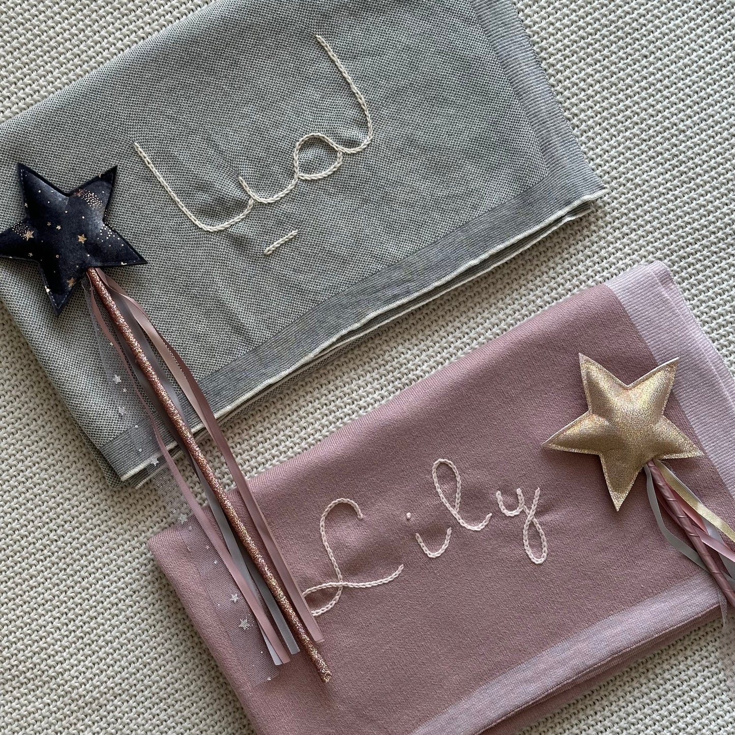 Personalized Knitted Blanket