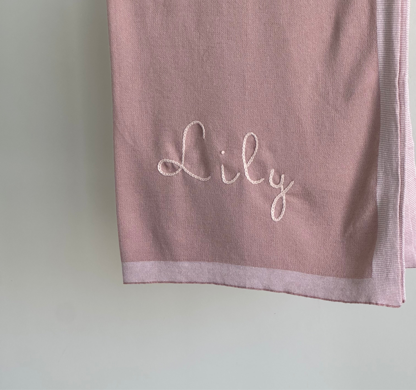 Personalized Knitted Blanket