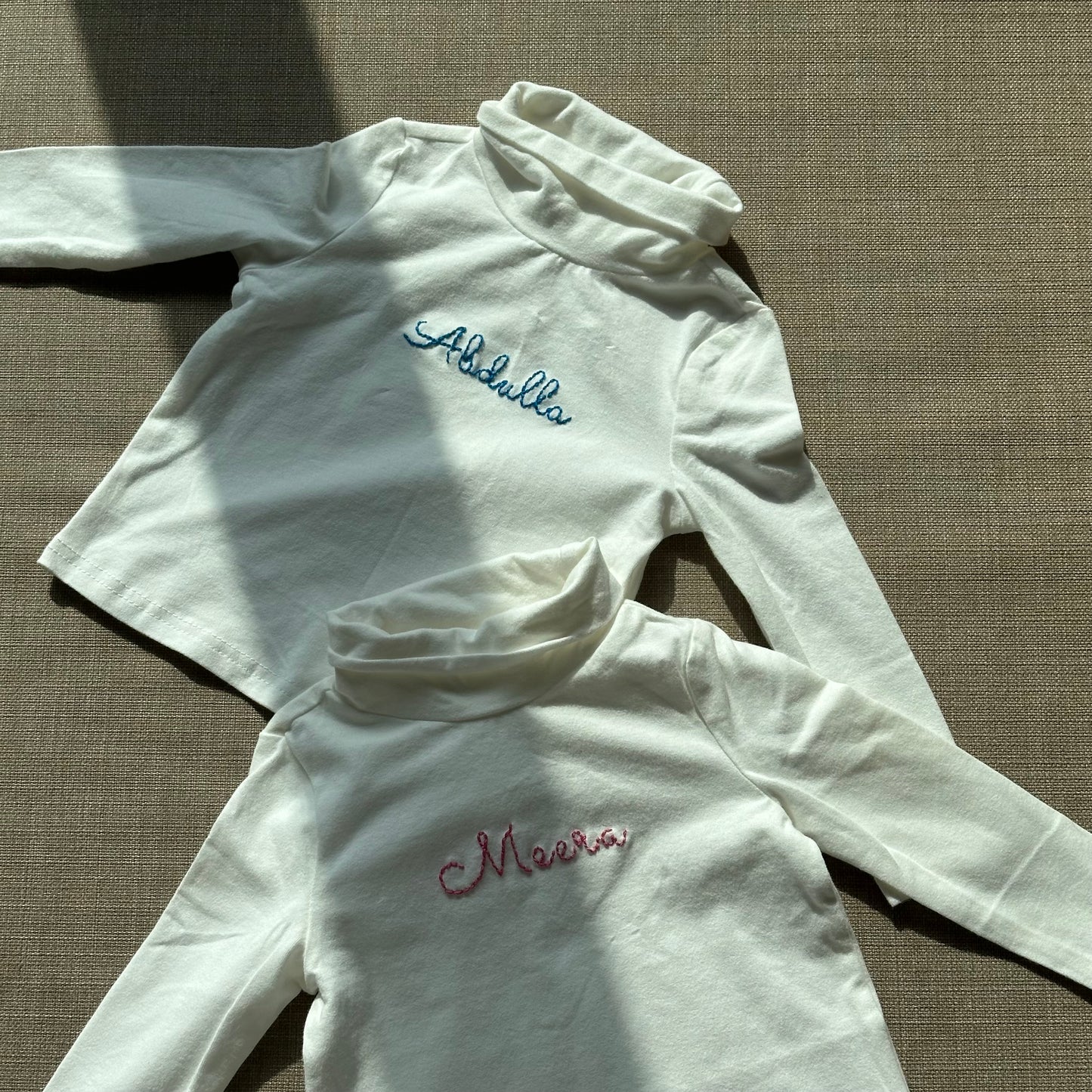 ‘White’ high neck t-shirt