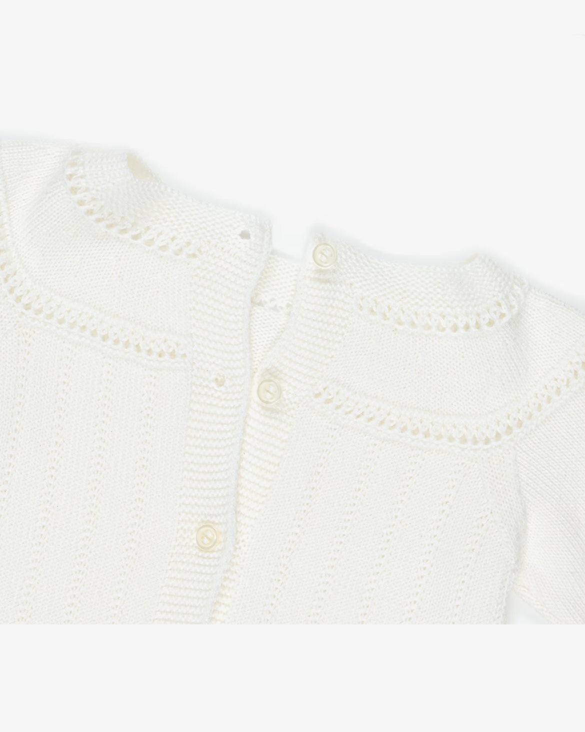 Ivory babysuit set + Bonnet