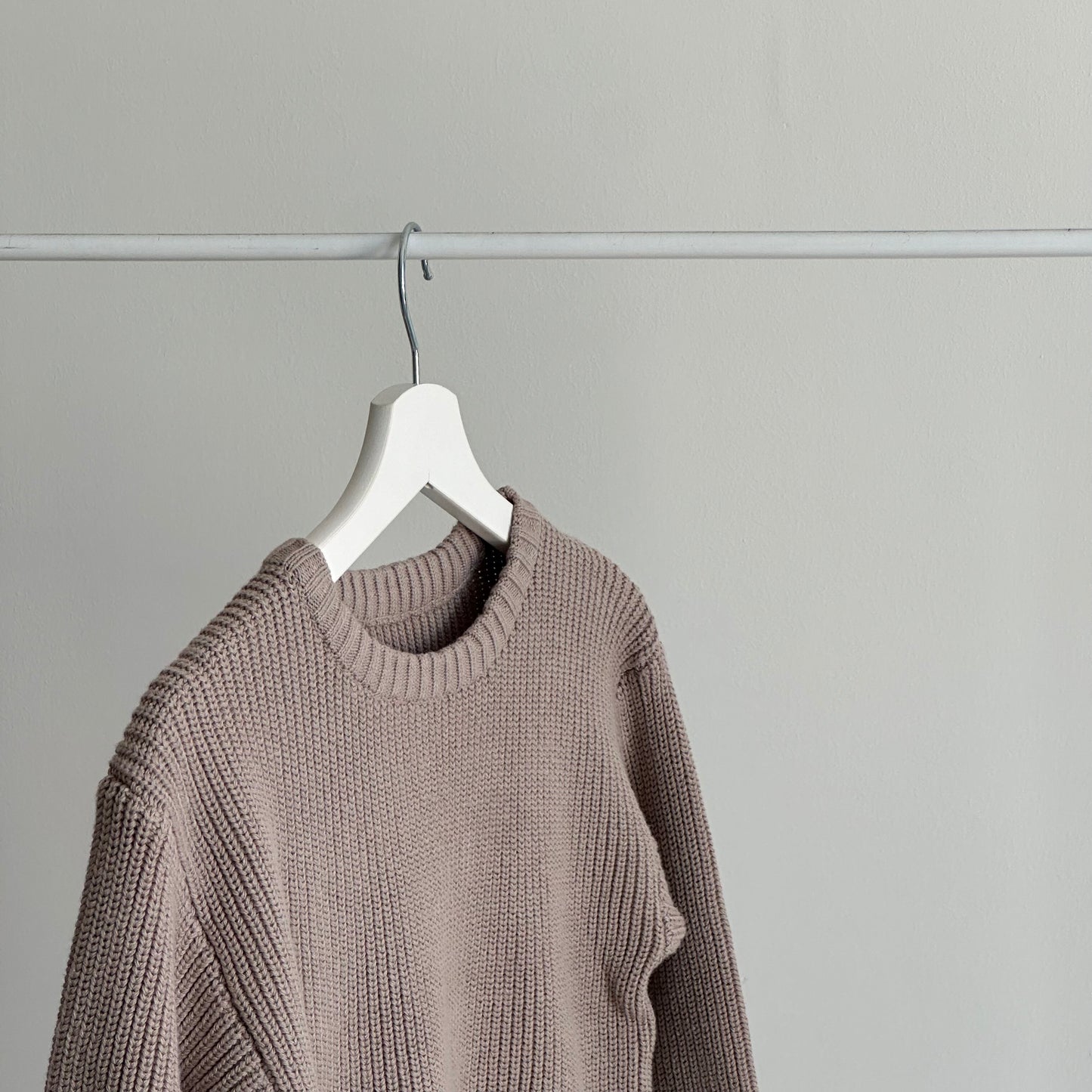 Beige Knitted Sweater