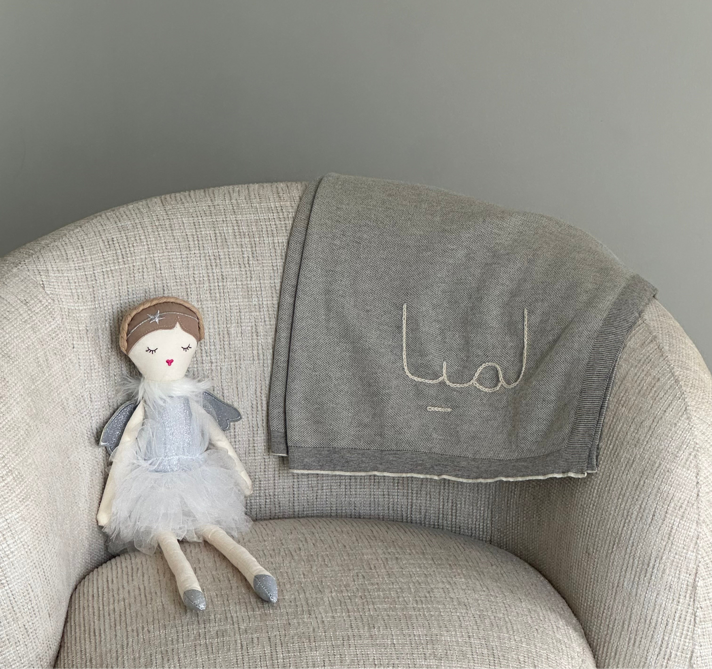 Personalized Knitted Blanket