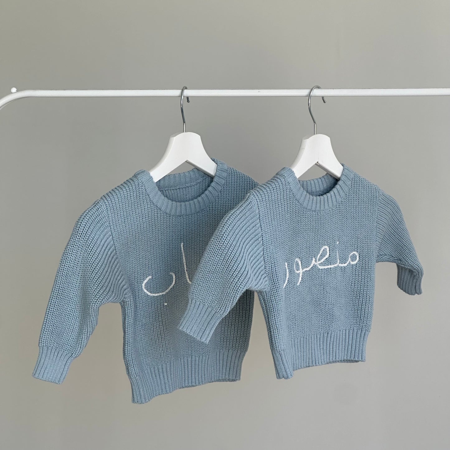 Blue Knitted Sweater