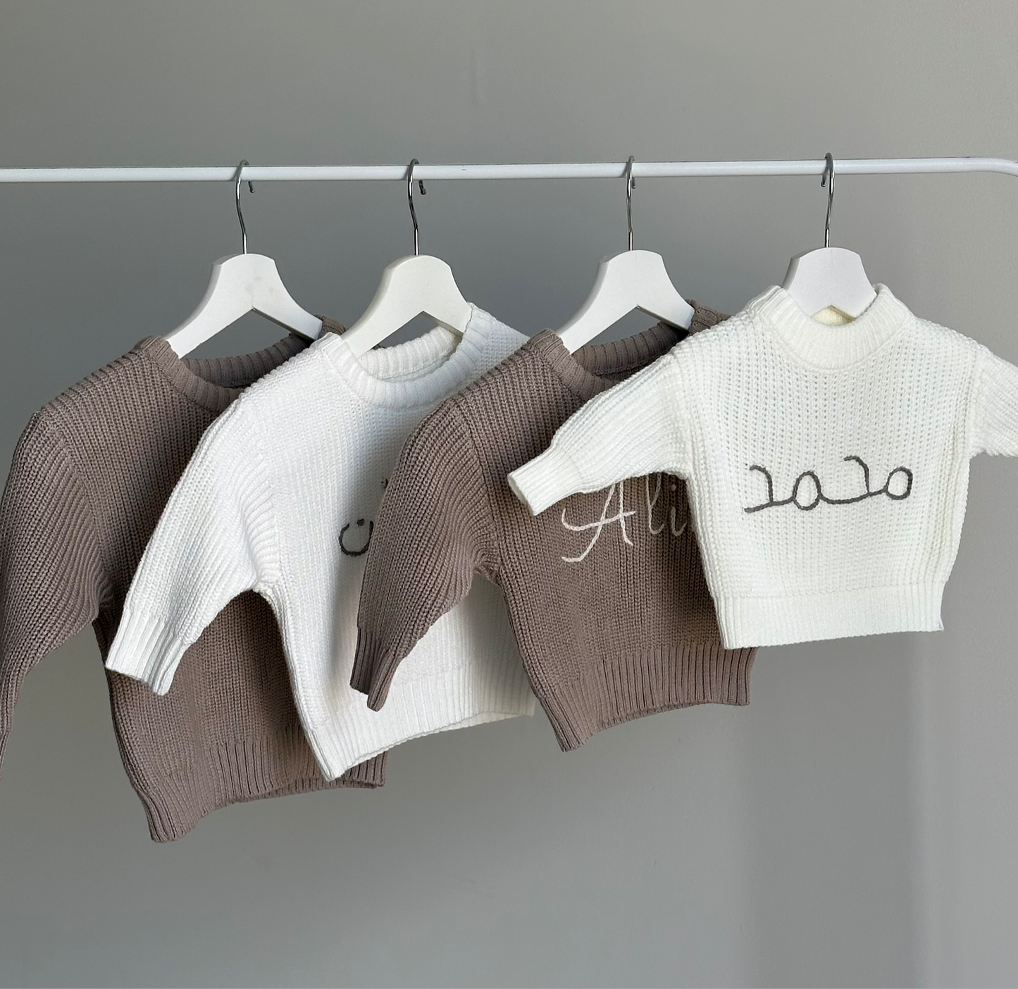 Beige Knitted Sweater