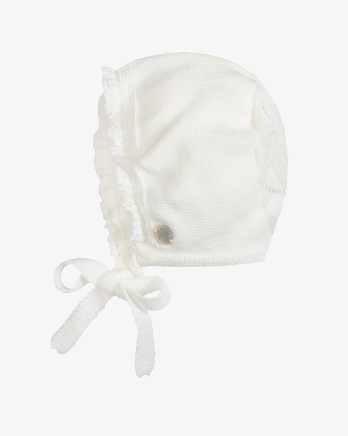 Ivory babygrow set + Bonnet
