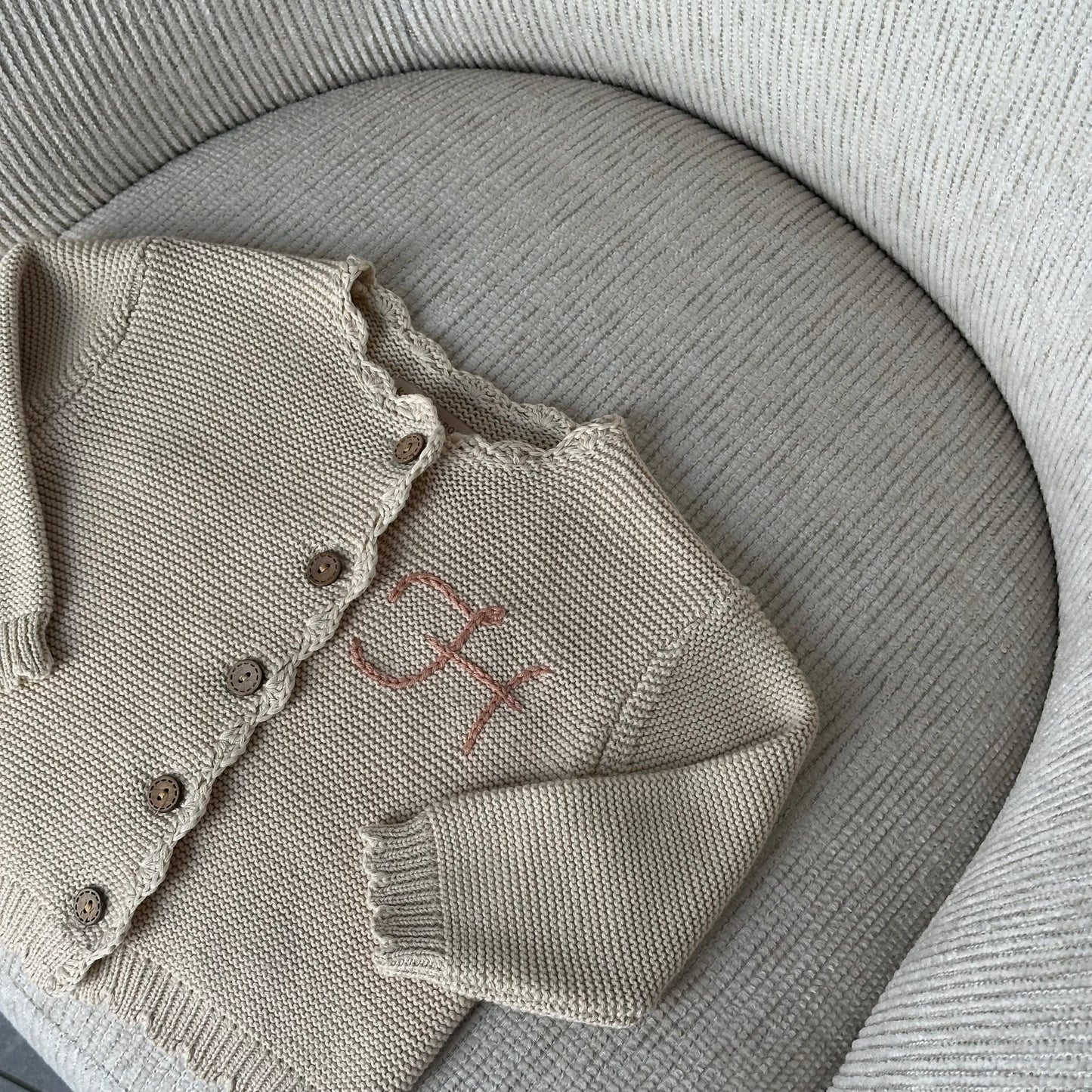 Personalized Knitted Cardigan