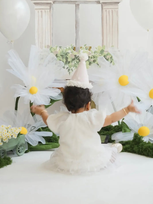 Floral Birthday Hat