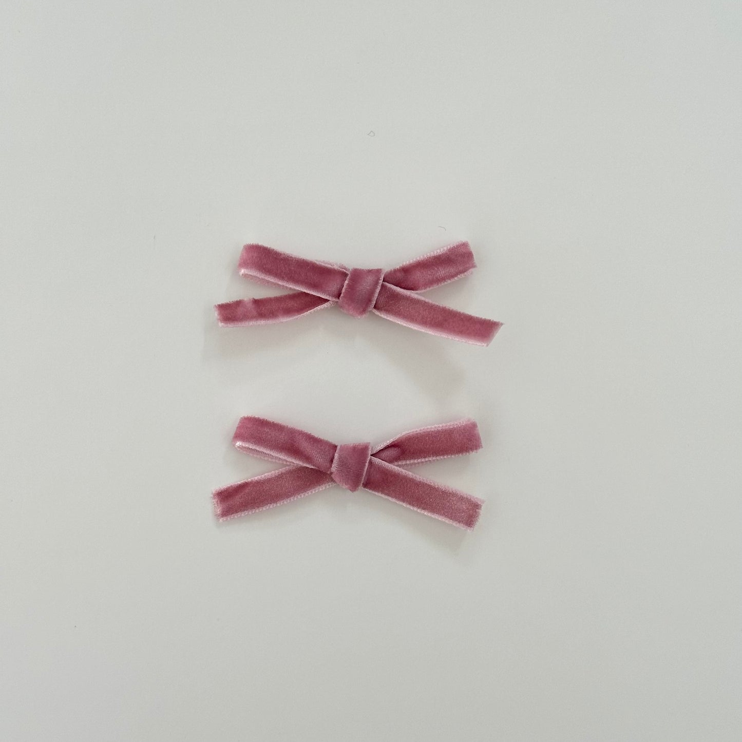 Mini Velvet Ribbon Bow Set