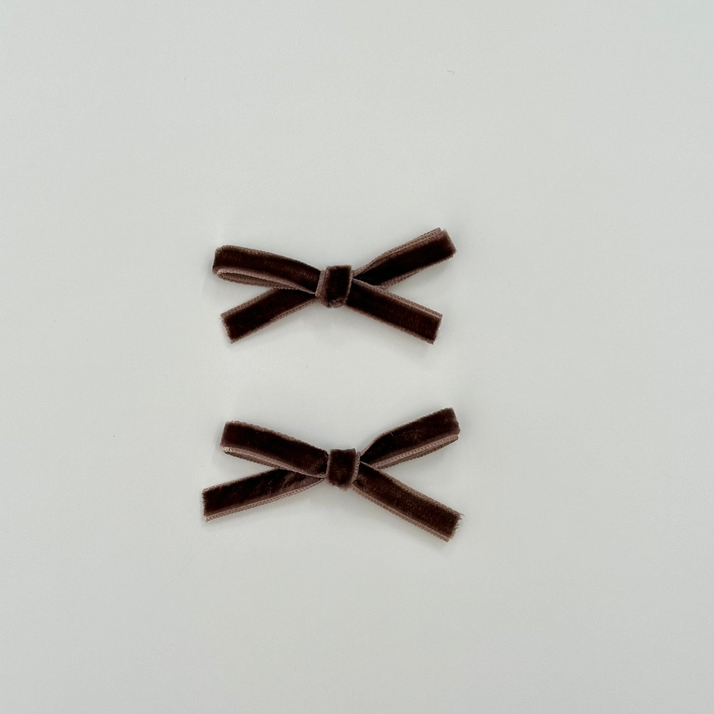 Mini Velvet Ribbon Bow Set