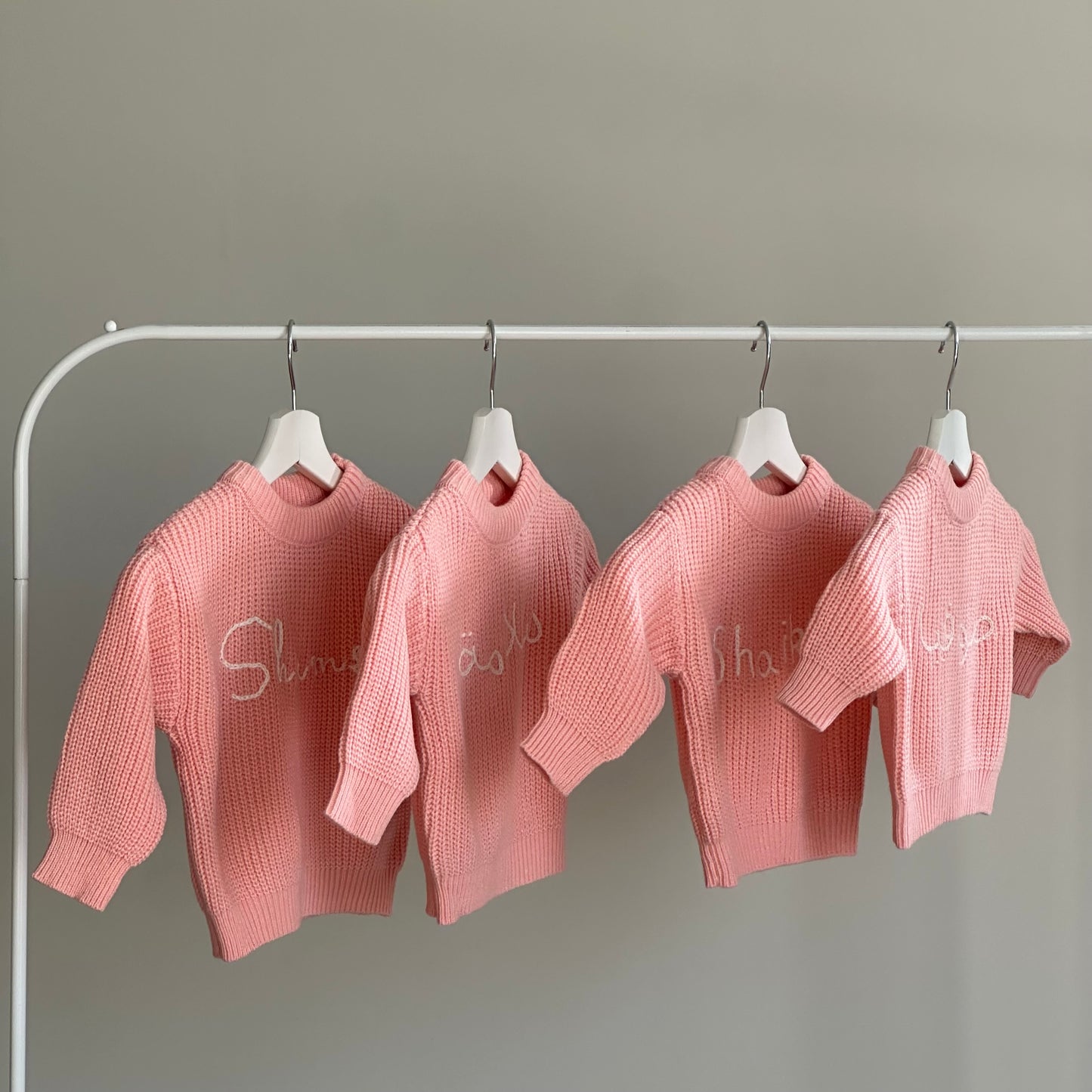 ‘Pink’ Chunky Knit Sweater