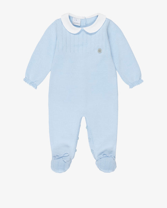 Light blue babygrow