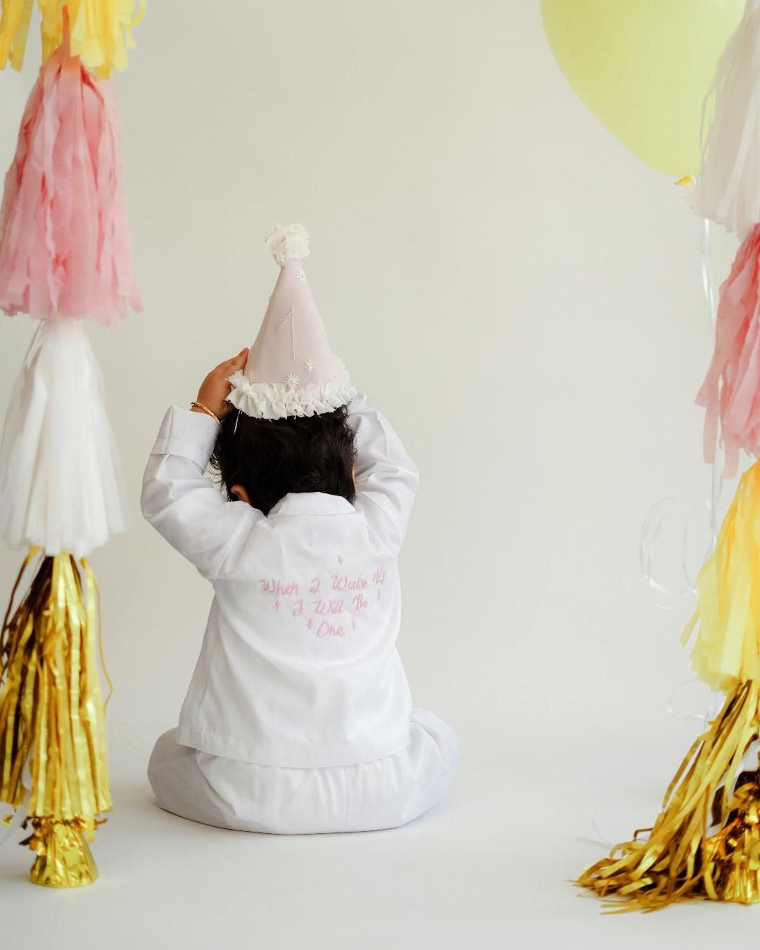 Floral Birthday Hat