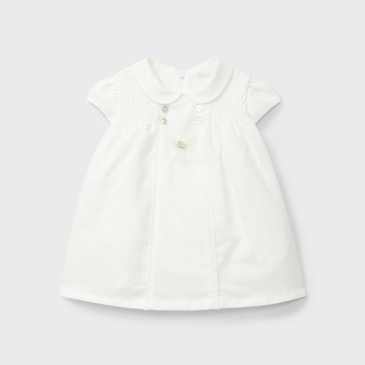 Ivory linen dress
