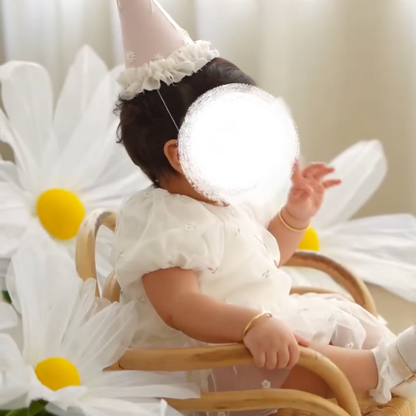 Floral Birthday Hat
