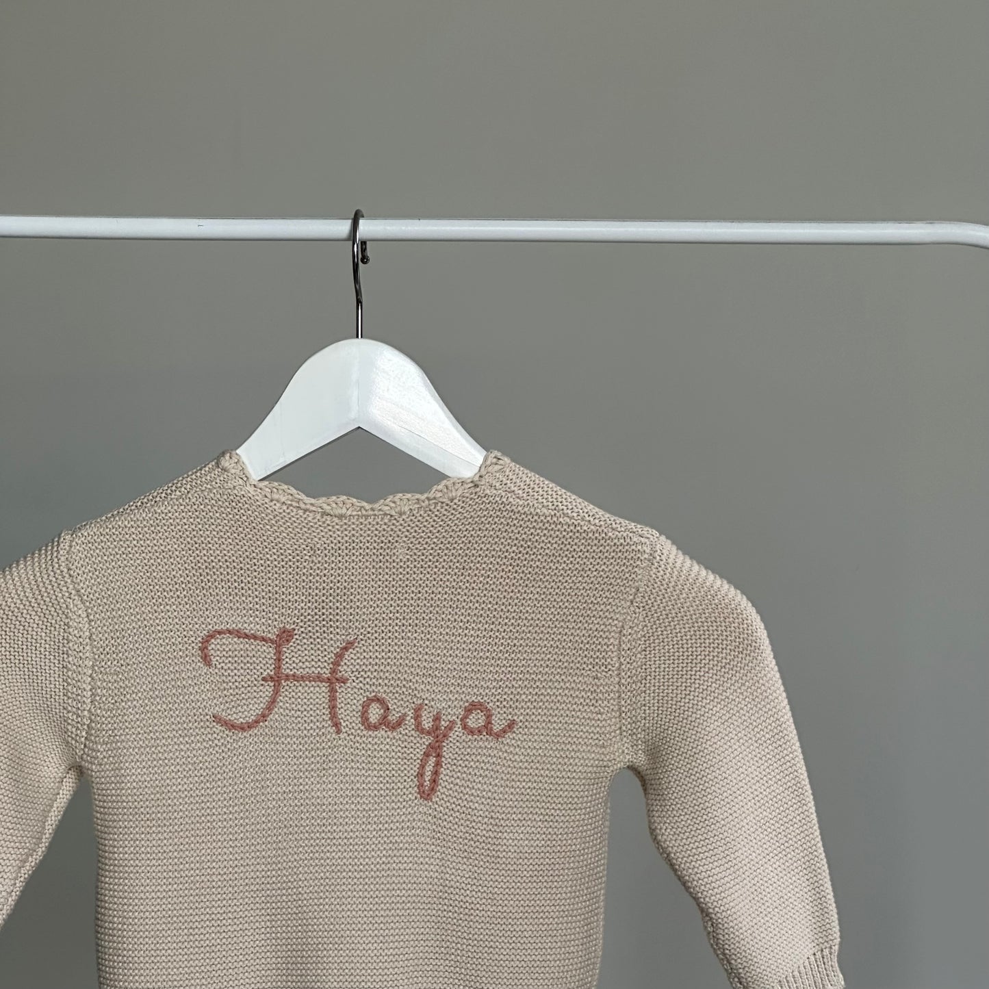 Personalized Knitted Cardigan