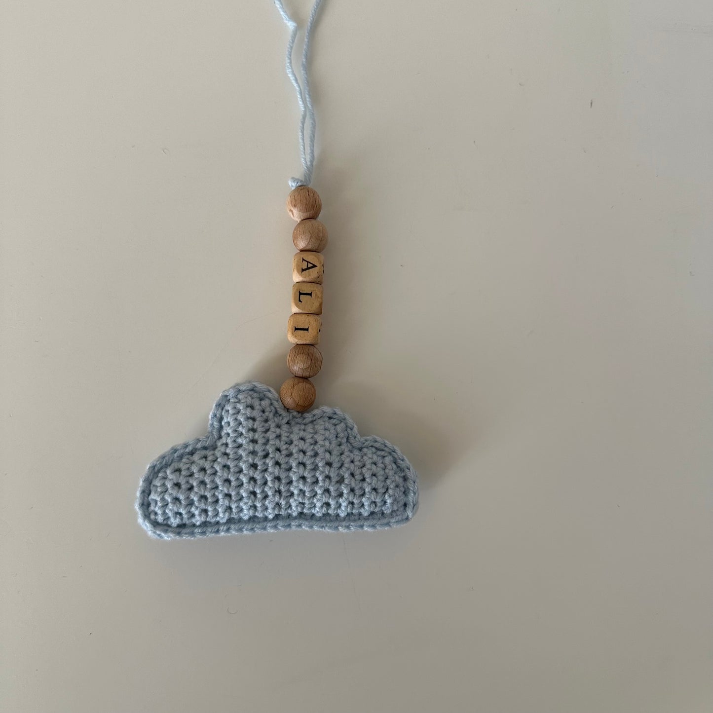 Cloud Pacifier Clip