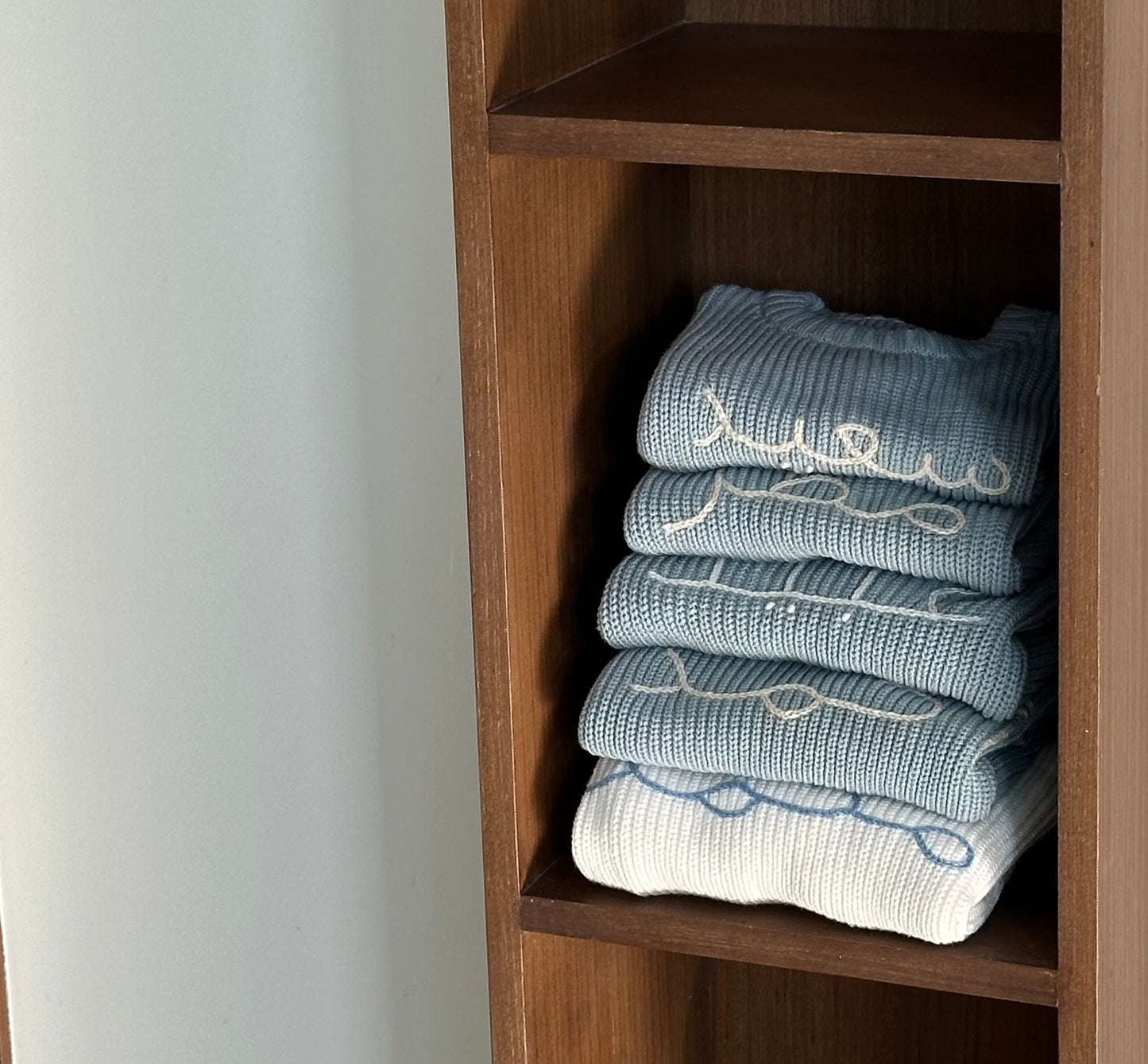 Blue Knitted Sweater