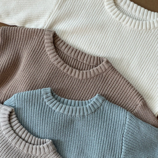 Beige Knitted Sweater