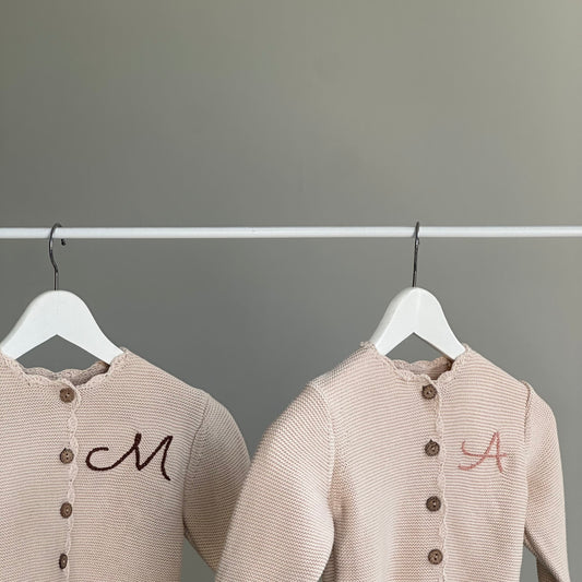Personalized Knitted Cardigan