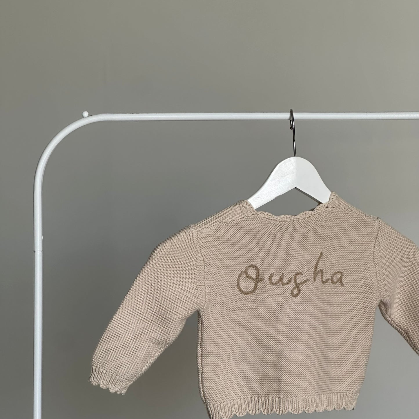 Personalized Knitted Cardigan