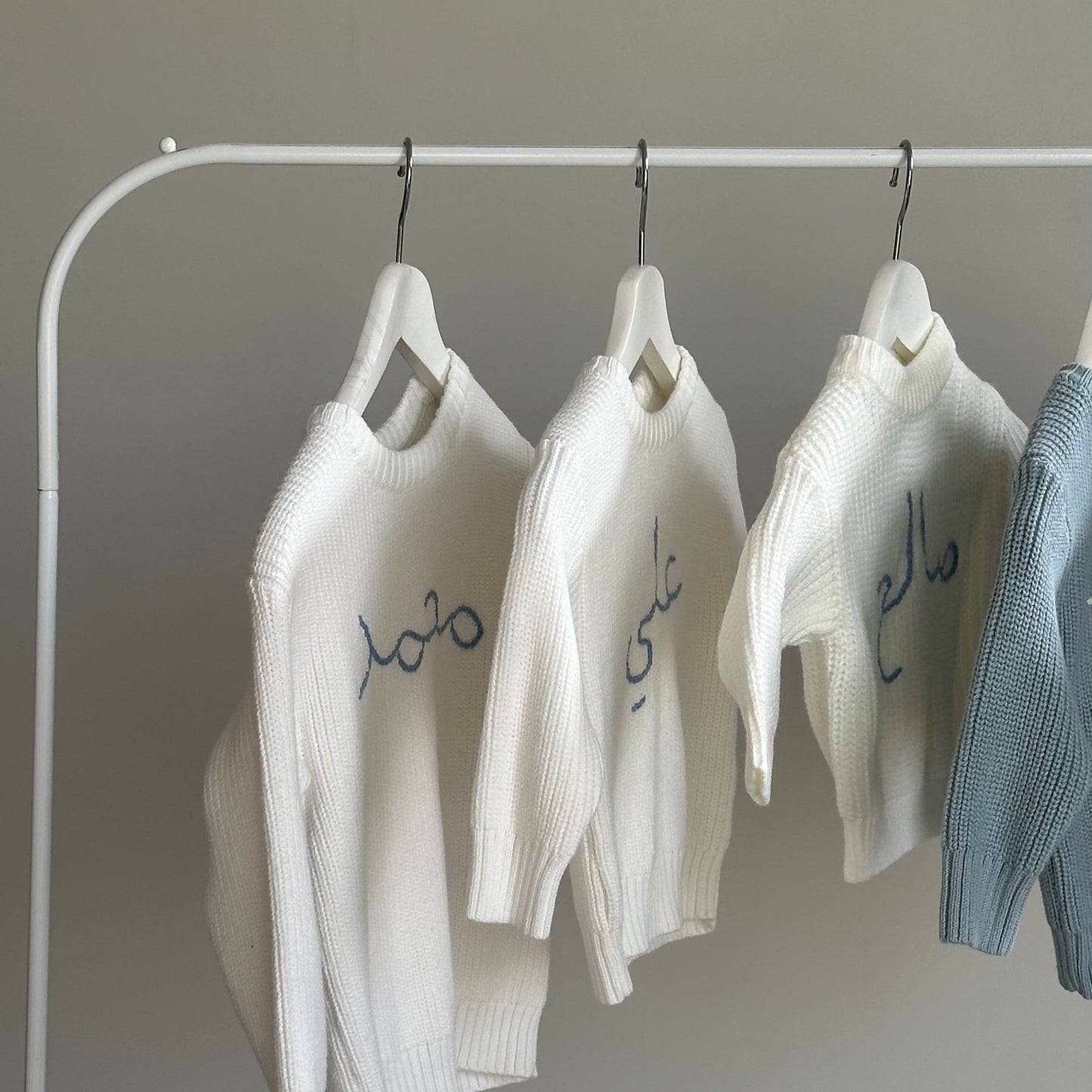 Pure White Knitted Sweater