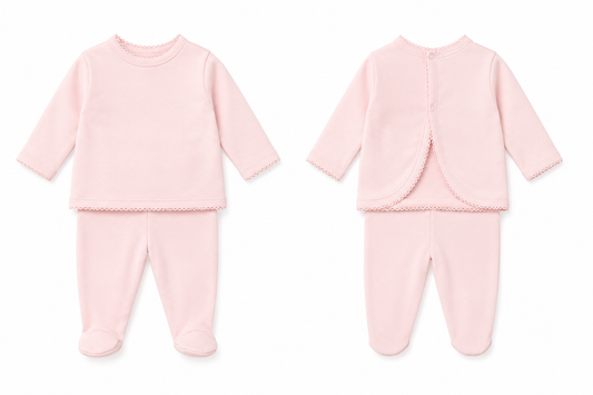 Pink Newborn Babygrow