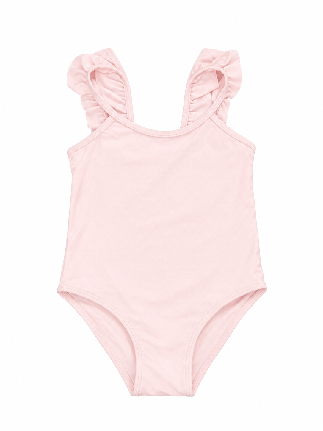 Ruffle Swimsuit -  Pink