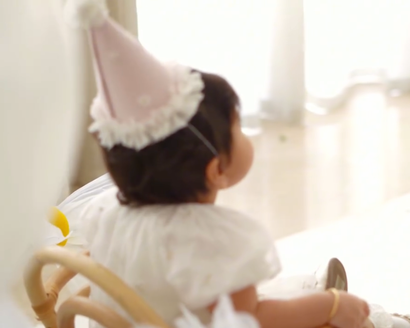 Floral Birthday Hat