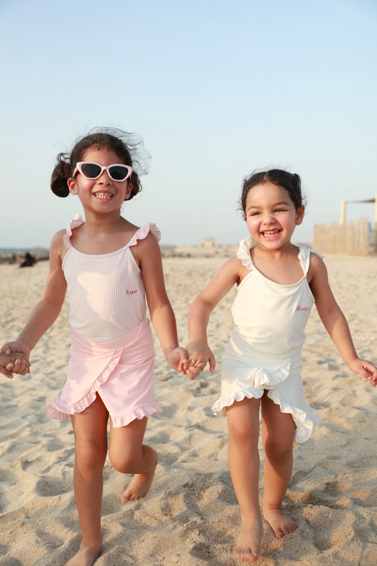 Ruffle Swimsuit - Cream