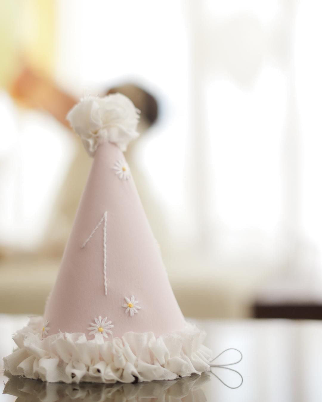 Floral Birthday Hat