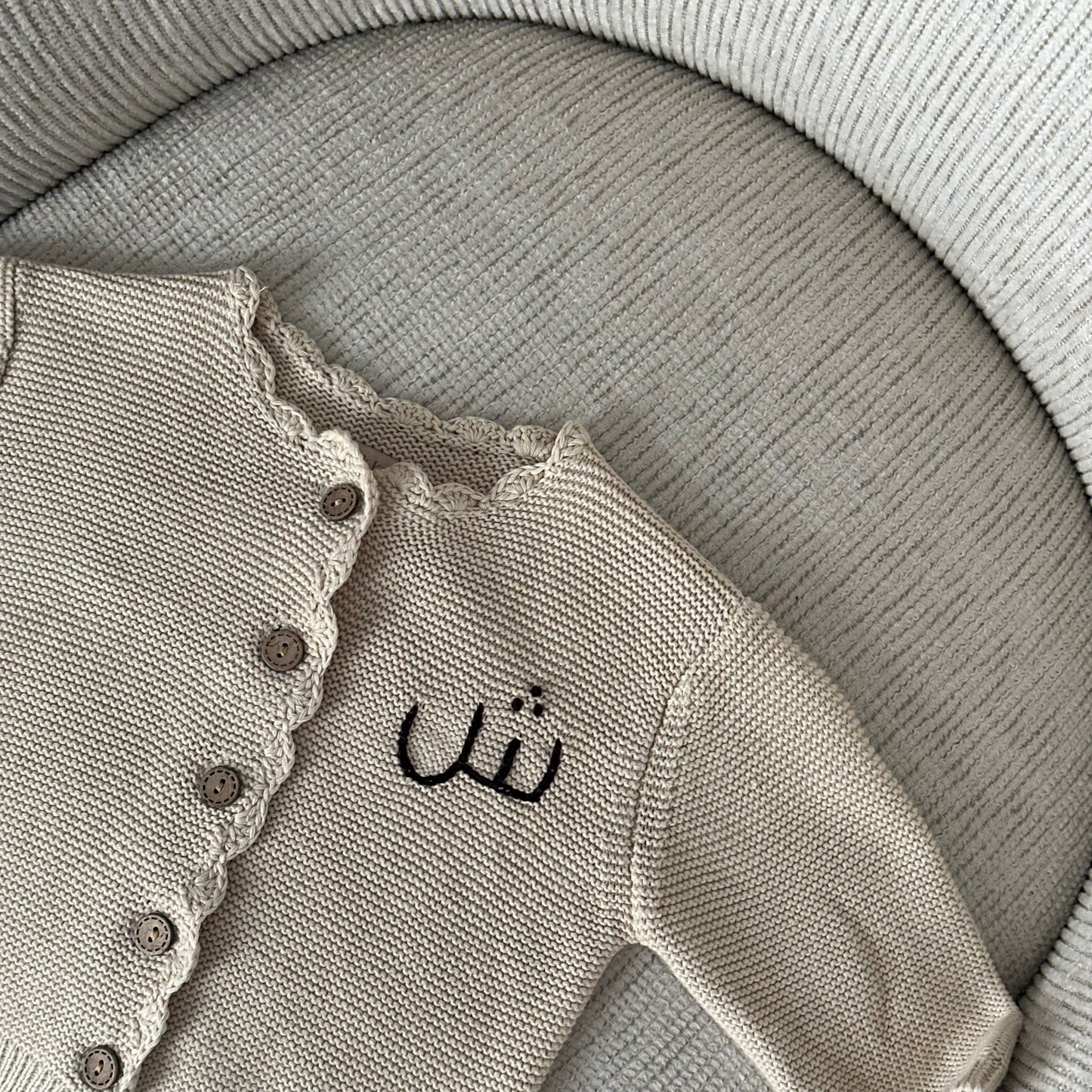 Personalized Knitted Cardigan