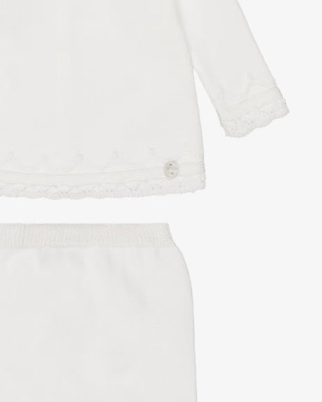 Ivory babygrow set