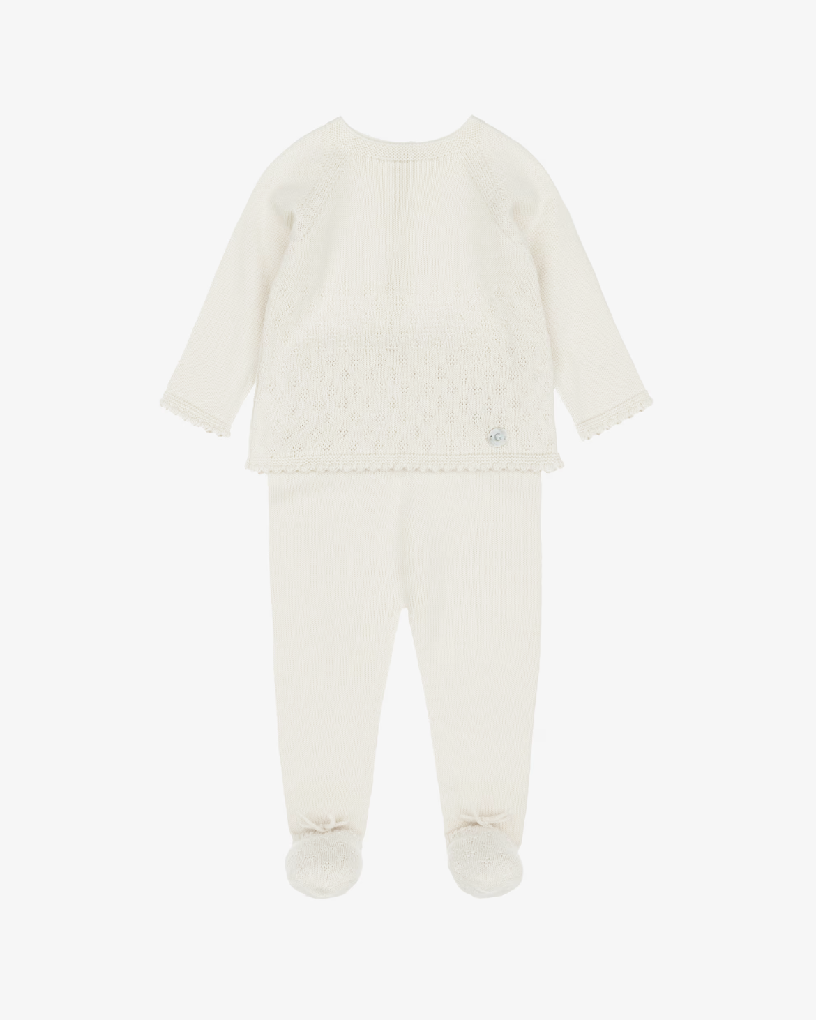 Pale Beige Babygrow Set